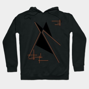 Linear abstract design Hoodie
